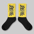 Tour Yellow 4s DopeSkill Sublimated Socks Hustle Graphic