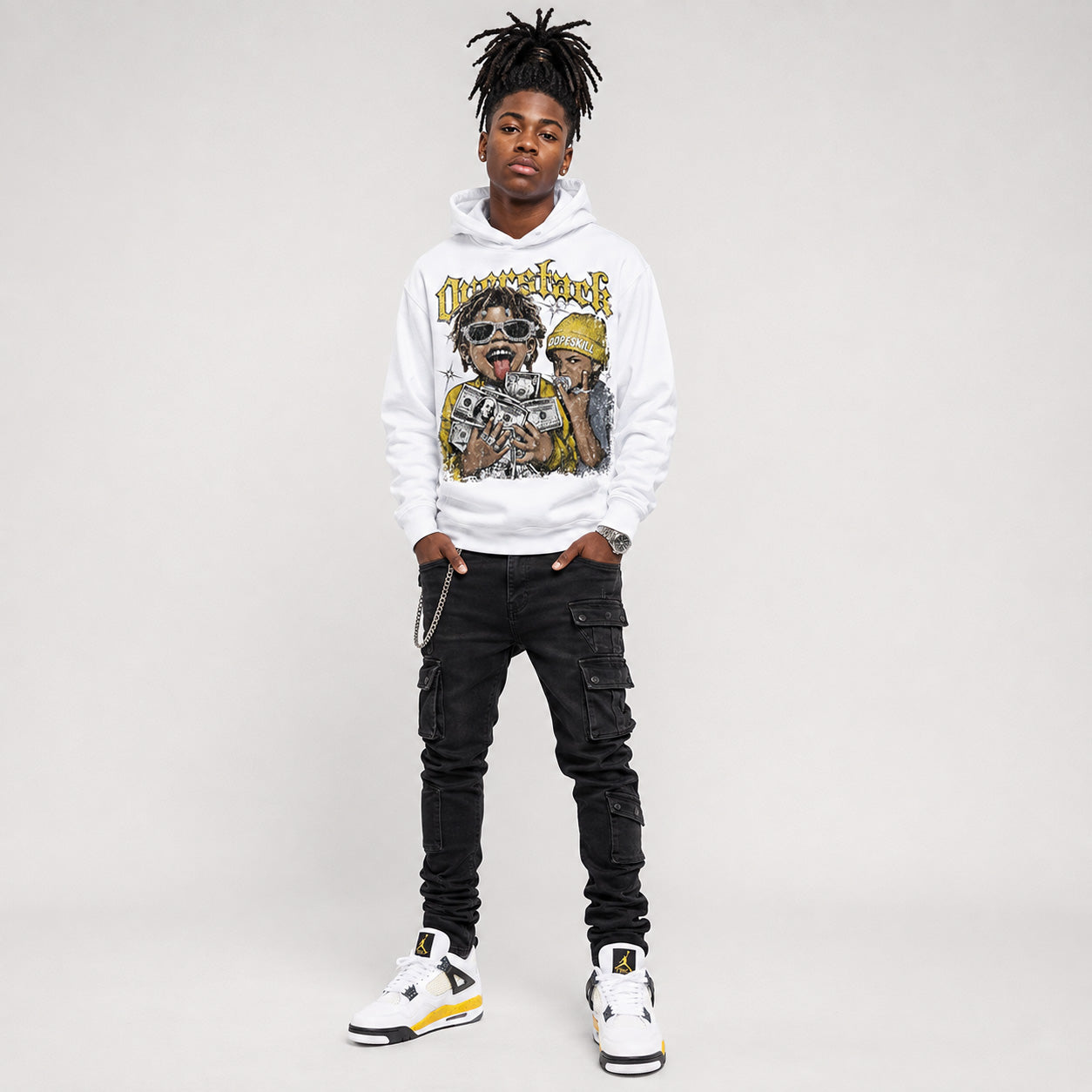 Tour Yellow 4s DopeSkill Hoodie Sweatshirt Overstack Graphic