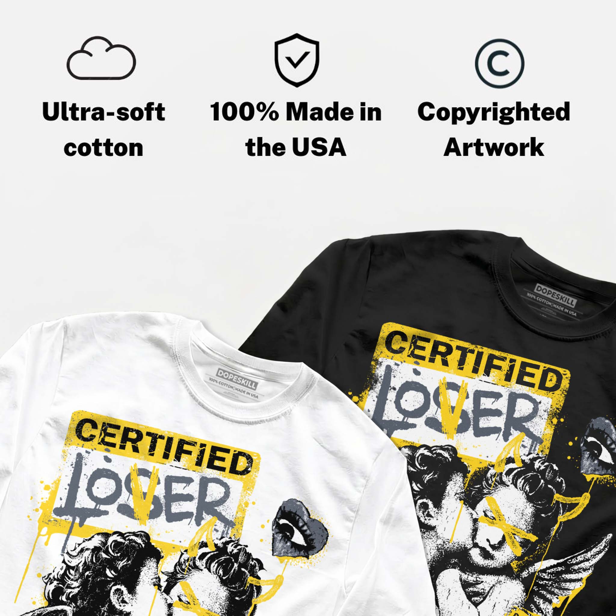 Tour Yellow 4s DopeSkill Long Sleeve T-Shirt Certified Lover Graphic