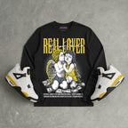 Tour Yellow 4s DopeSkill Long Sleeve T-Shirt Real Lover Graphic