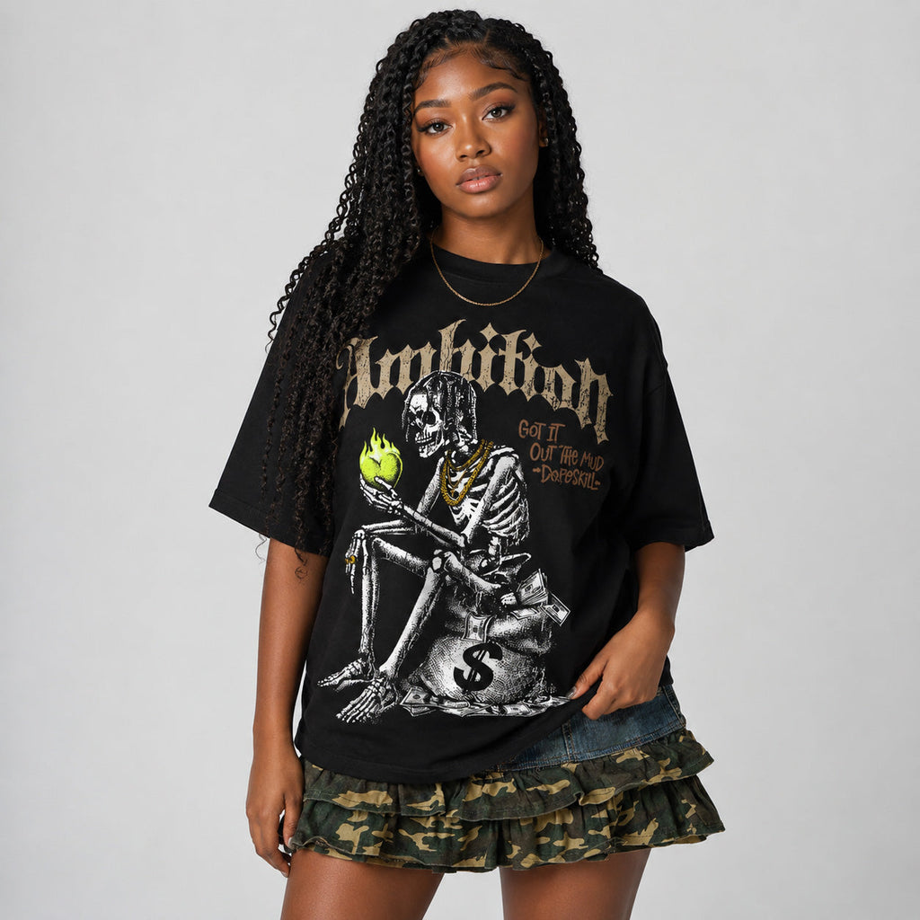 Foamposite One Green Camo DopeSkill T-Shirt Ambition Graphic
