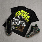 Foamposite One Green Camo DopeSkill T-Shirt Paper Chaser Boy Graphic