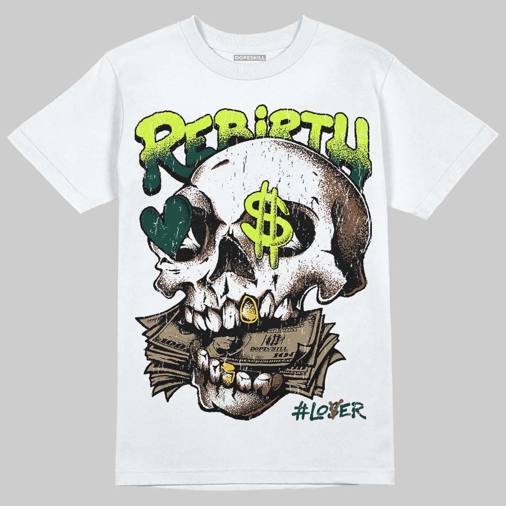 Foamposite One Green Camo DopeSkill T-Shirt Rebirth Graphic