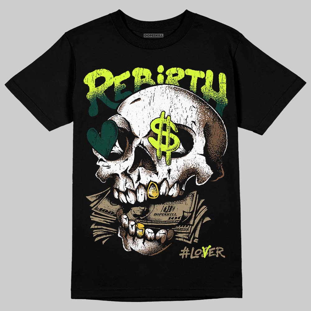 Foamposite One Green Camo DopeSkill T-Shirt Rebirth Graphic