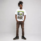 Foamposite One Green Camo DopeSkill T-Shirt Rebirth Graphic