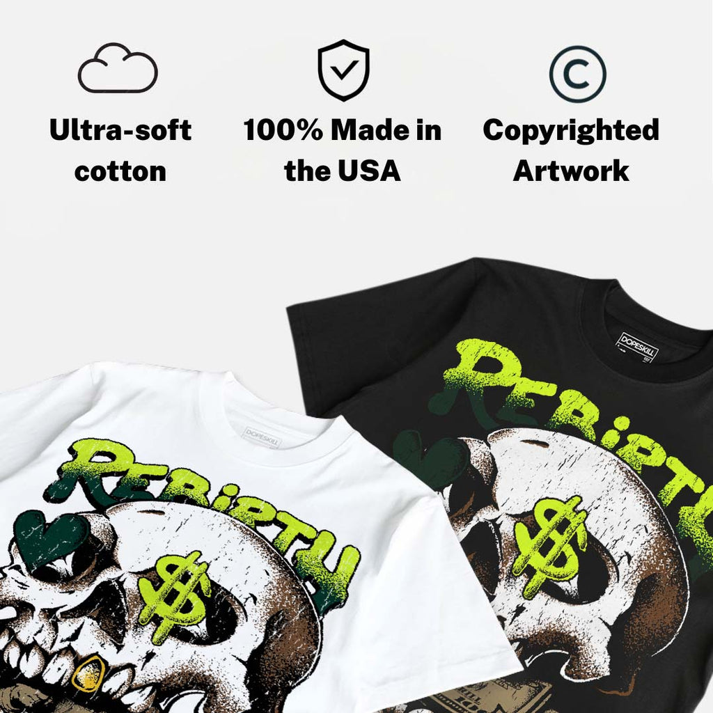 Foamposite One Green Camo DopeSkill T-Shirt Rebirth Graphic