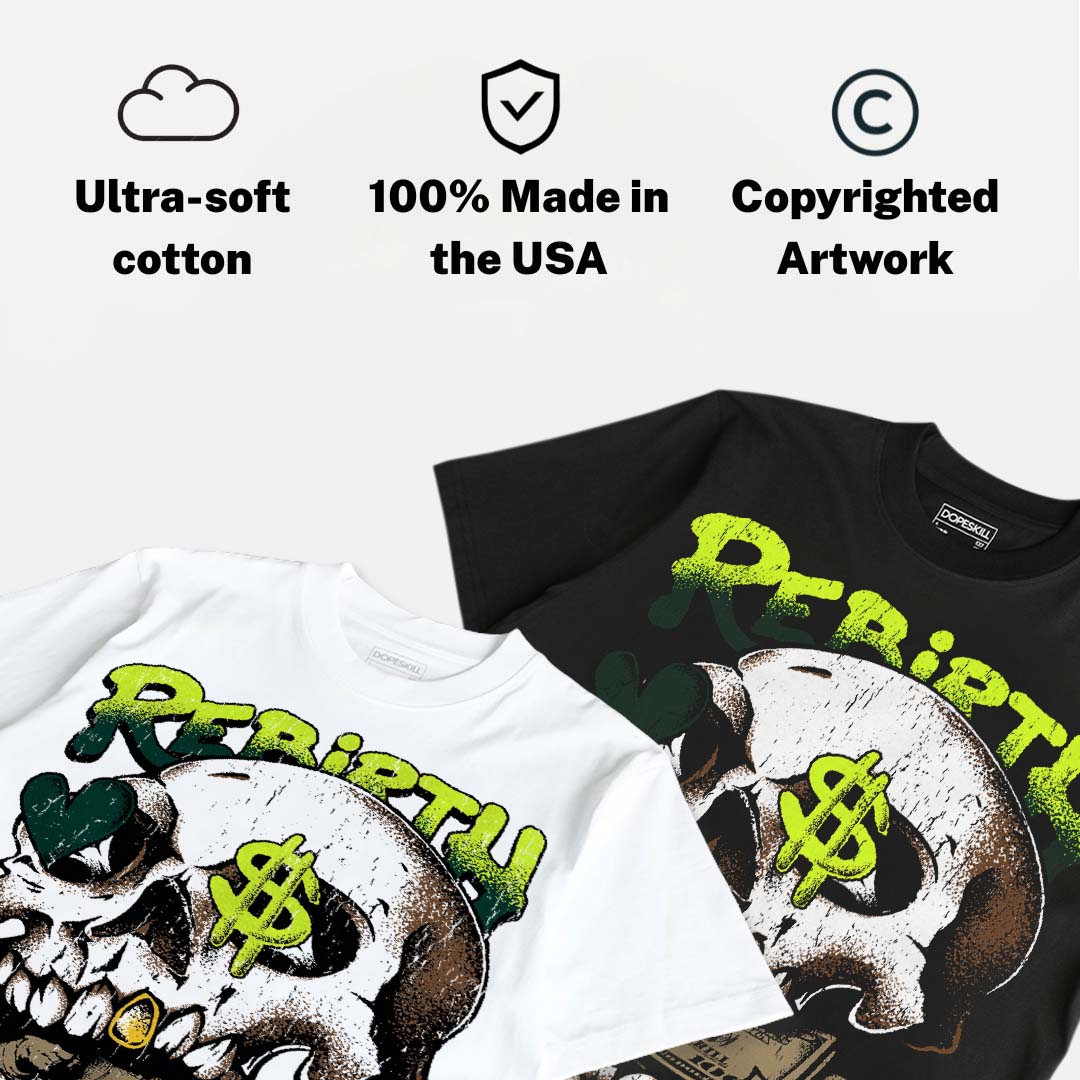Foamposite One Green Camo DopeSkill T-Shirt Rebirth Graphic