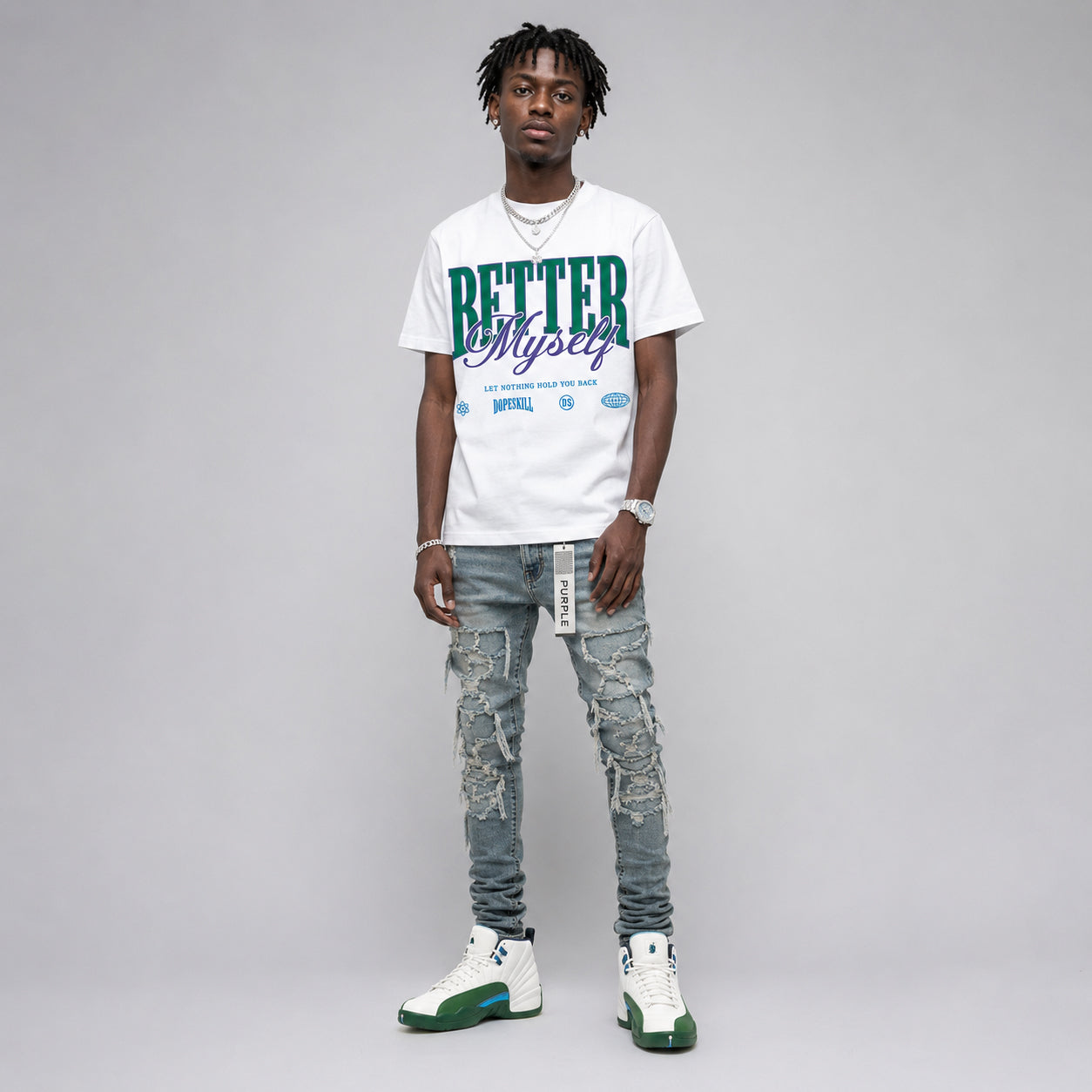 Bucks 12s DopeSkill T-Shirt Better Myself Graphic