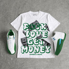 Bucks 12s DopeSkill T-Shirt F#ck Love Get Money Graphic