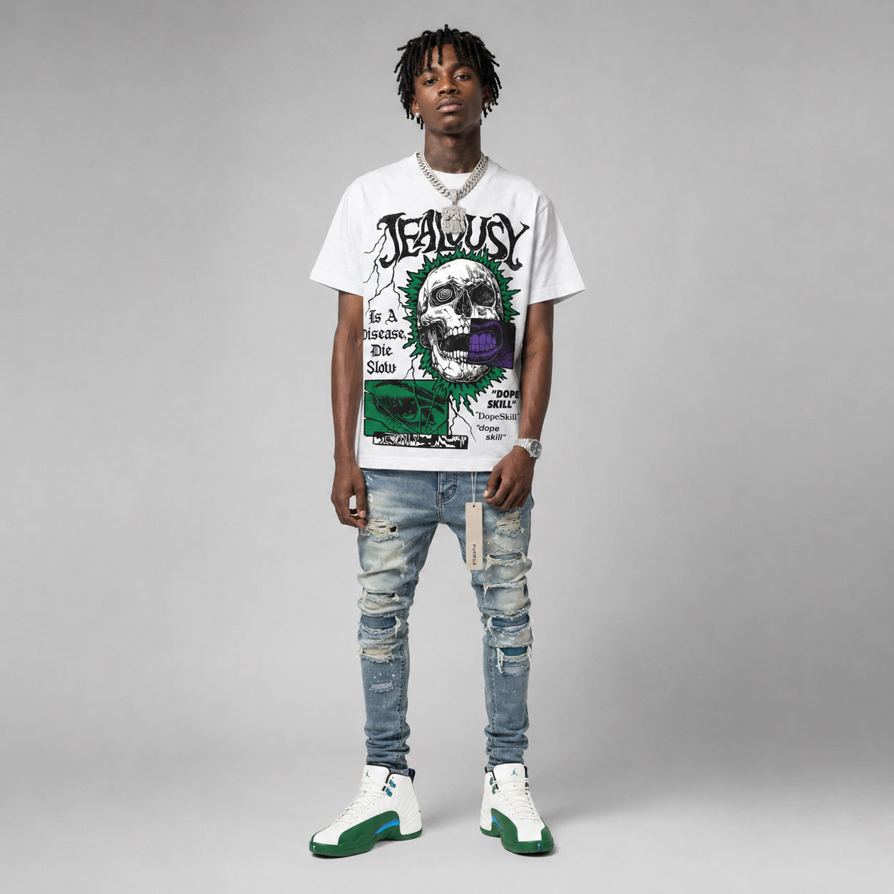 Bucks 12s DopeSkill T-Shirt Jealousy Graphic
