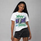 Bucks 12s DopeSkill T-Shirt Make Money Not Friend Typo Graphic