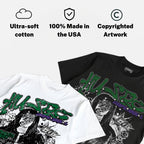 Bucks 12s DopeSkill Oversize Print T-Shirt No Money No Lust Graphic