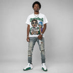 Bucks 12s DopeSkill Oversize Print T-Shirt Overstack Graphic