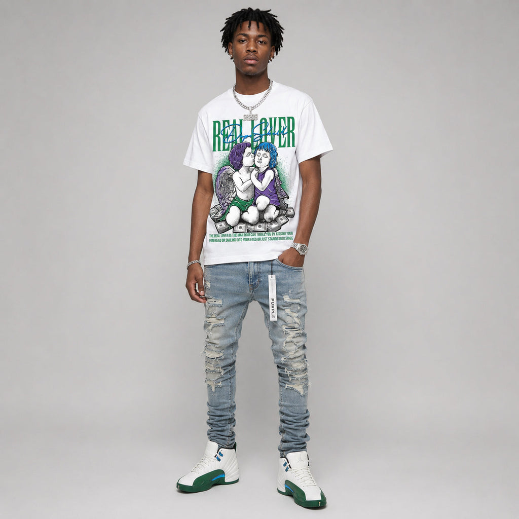 Bucks 12s DopeSkill T-Shirt Real Lover Graphic