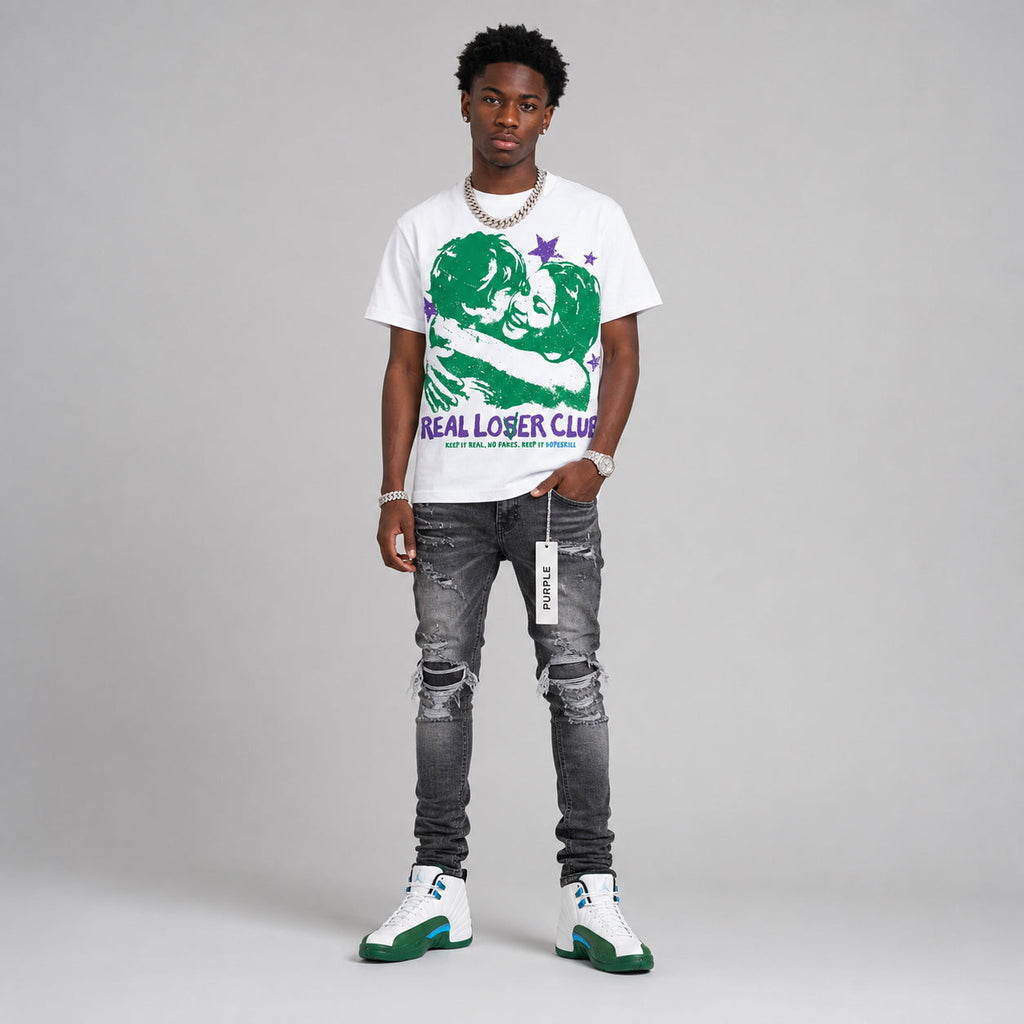 Bucks 12s DopeSkill Oversize Print T-Shirt Real Lover Club Graphic