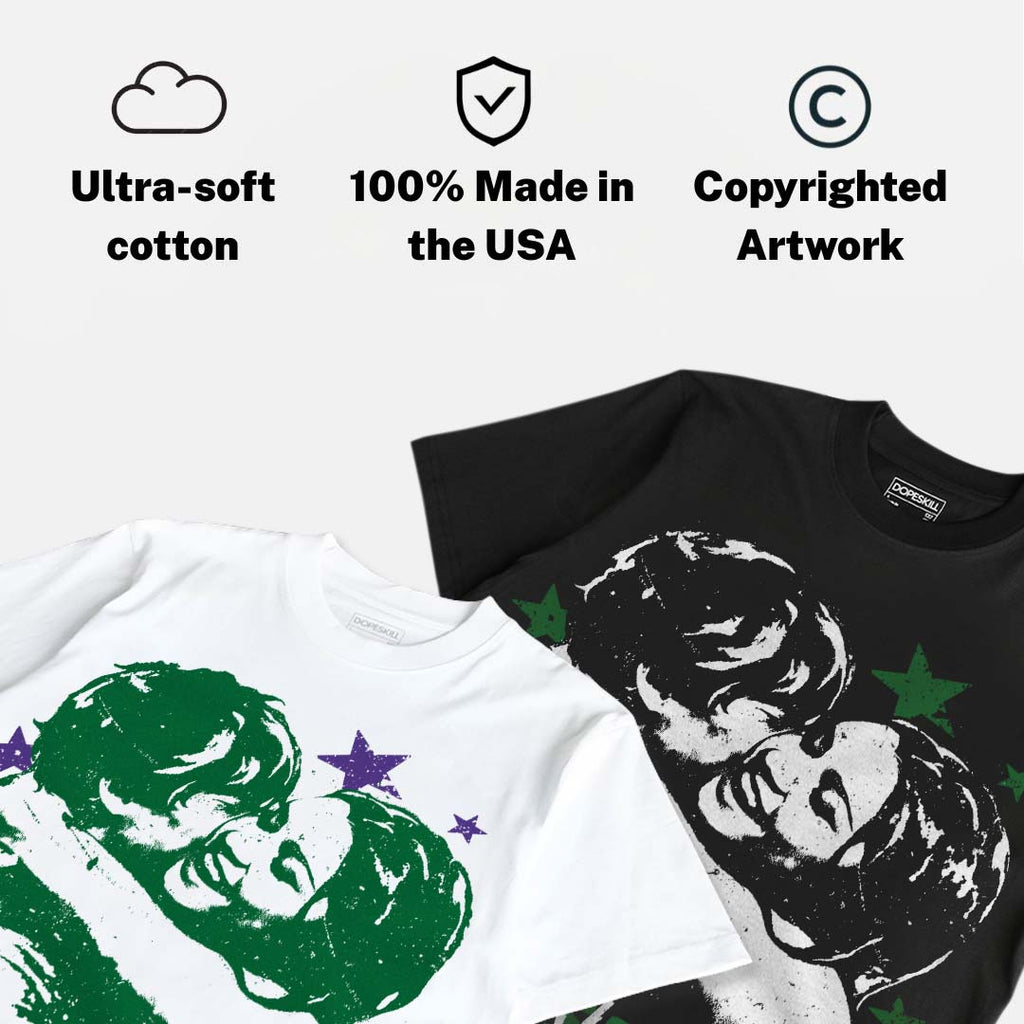 Bucks 12s DopeSkill Oversize Print T-Shirt Real Lover Club Graphic