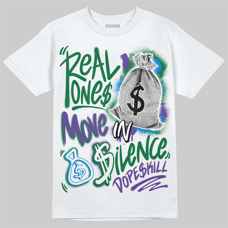 Bucks 12s ChanceGift T-Shirt Real Ones Move In Silence Graphic