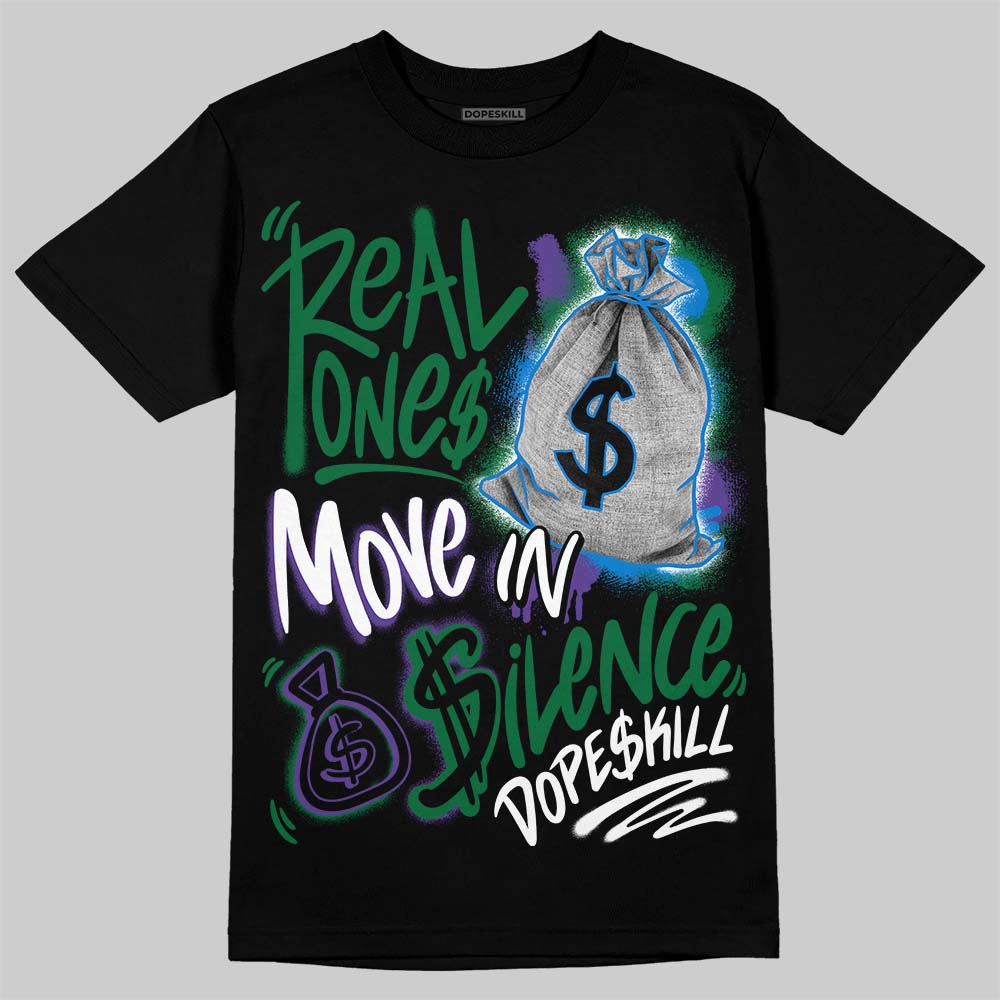 Bucks 12s DopeSkill T-Shirt Real Ones Move In Silence Graphic