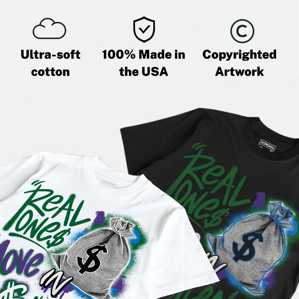 Bucks 12s DopeSkill T-Shirt Real Ones Move In Silence Graphic
