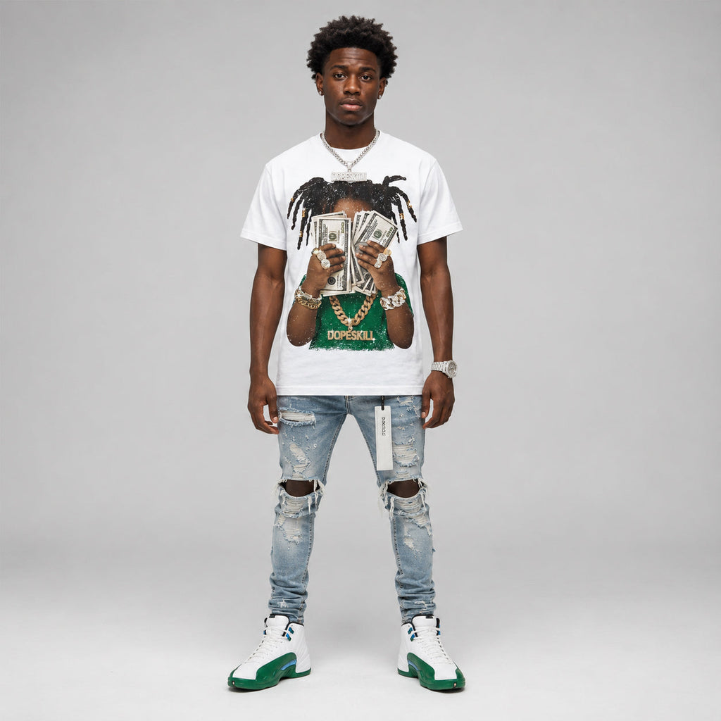Bucks 12s DopeSkill T-Shirt Rich Youth Graphic