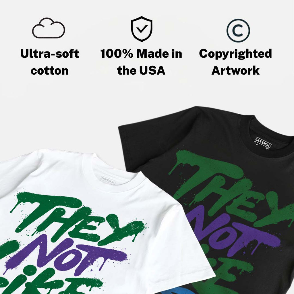 Bucks 12s DopeSkill T-Shirt They Not Like Us Graphic