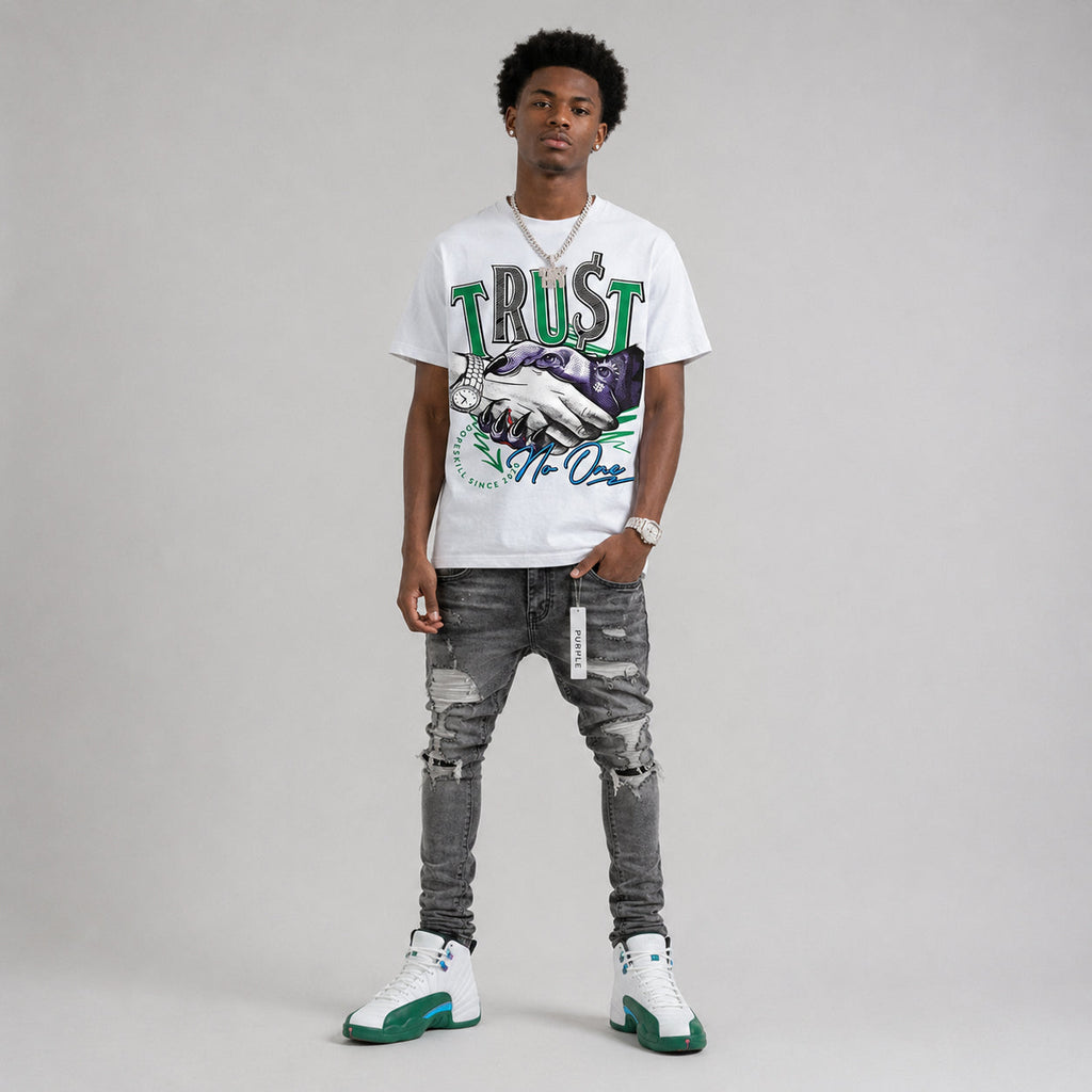 Bucks 12s DopeSkill T-Shirt Trust No One Graphic