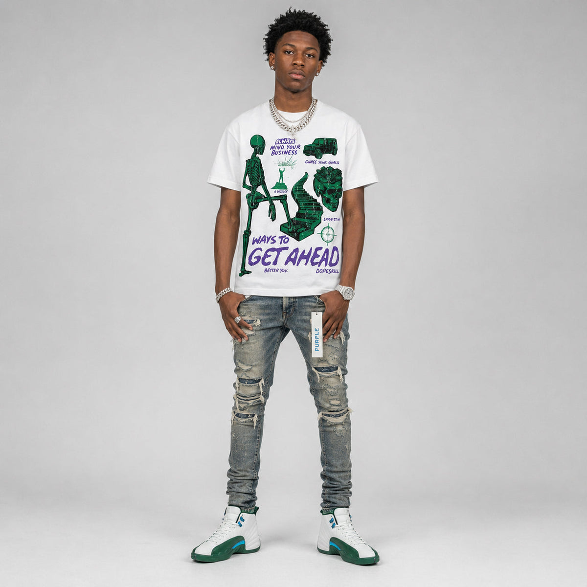 Bucks 12s DopeSkill T-Shirt Ways To Get Ahead Graphic