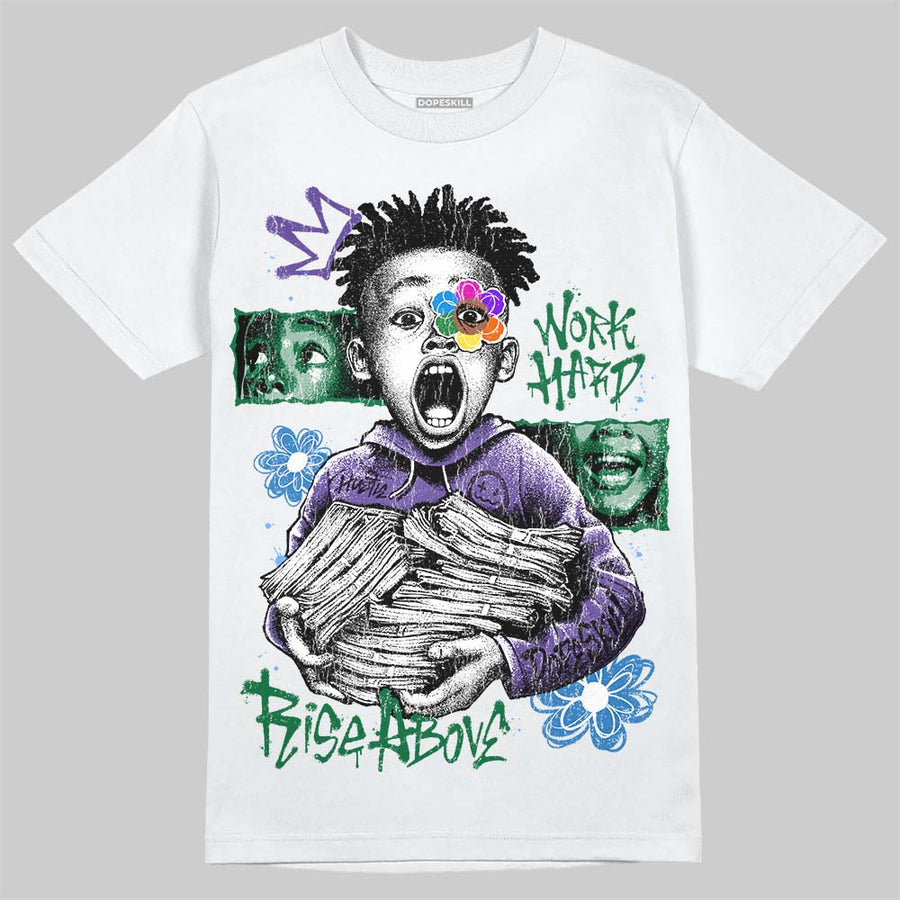 Bucks 12s ChanceGift T-Shirt Work Hard Rise Above Grafik