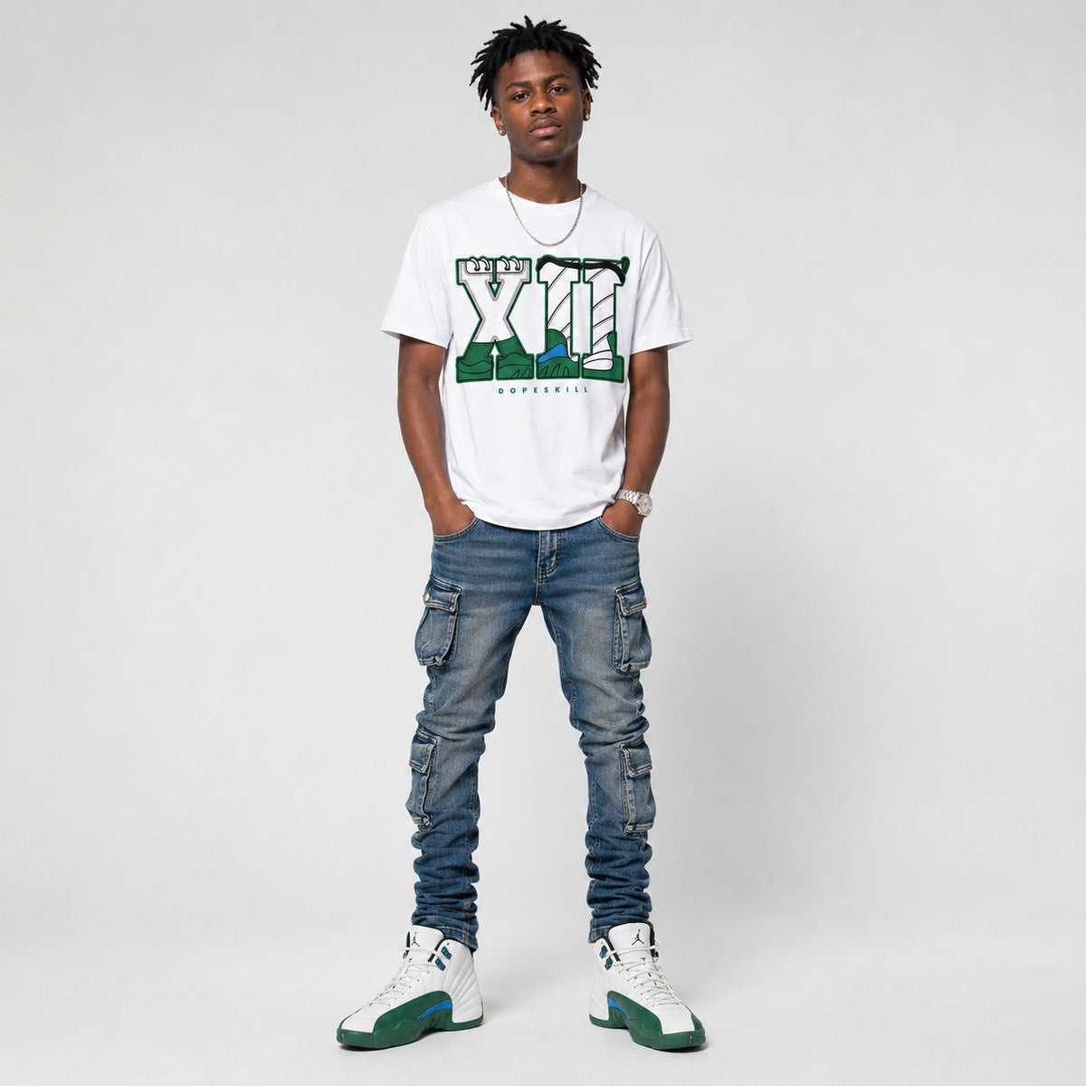 Bucks 12s DopeSkill T-Shirt XII Jordan 12 Graphic
