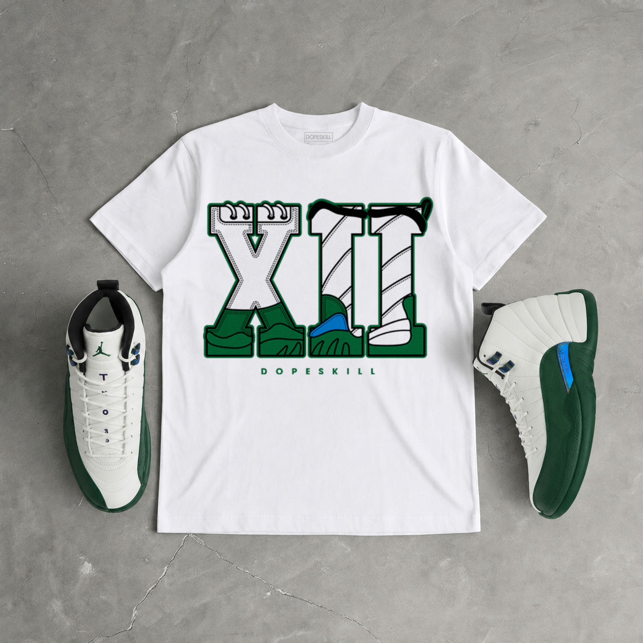 Bucks 12s DopeSkill T-Shirt XII Jordan 12 Graphic