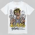 Tour Yellow 4s DopeSkill T-Shirt All Hustle No Luck Graphic