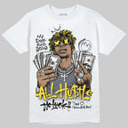 Tour Yellow 4s DopeSkill T-Shirt All Hustle No Luck Graphic