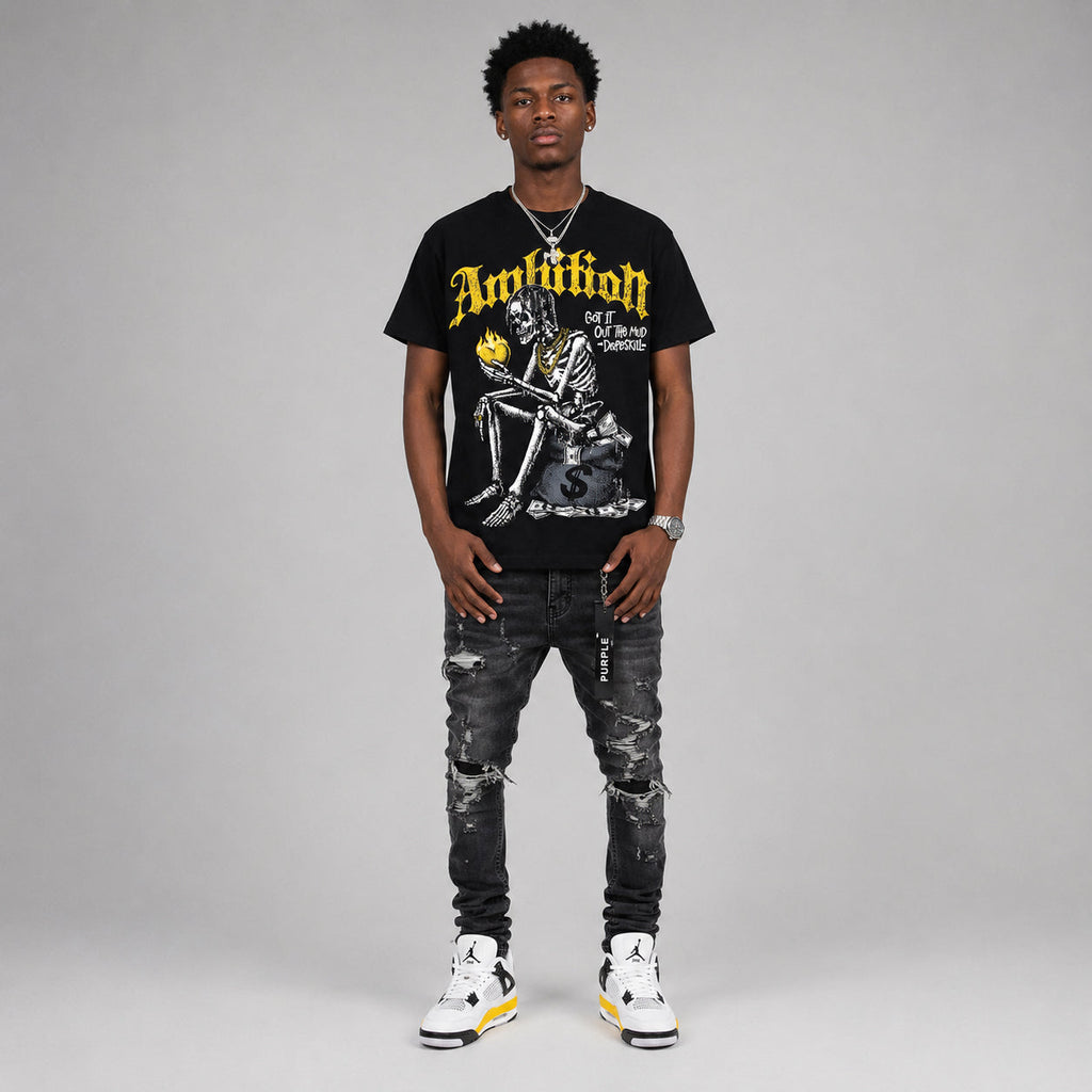 Tour Yellow 4s DopeSkill T-Shirt Ambition Graphic