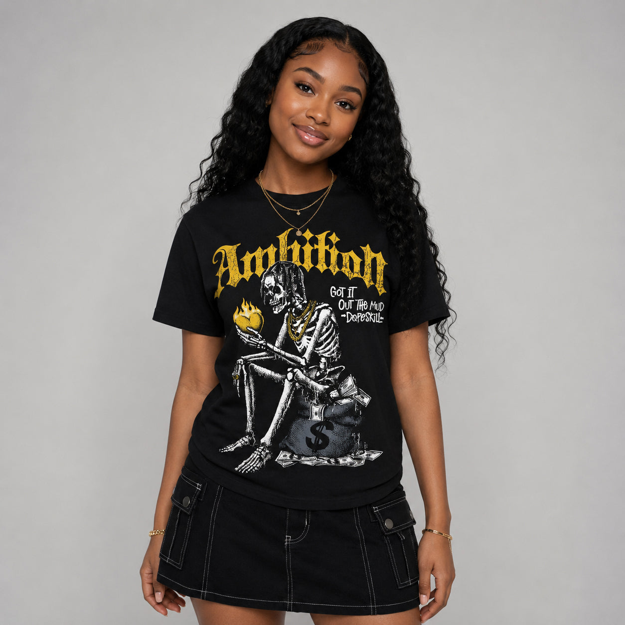 Tour Yellow 4s DopeSkill T-Shirt Ambition Graphic