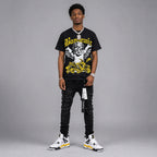 Tour Yellow 4s DopeSkill T-Shirt Bandemic Graphic