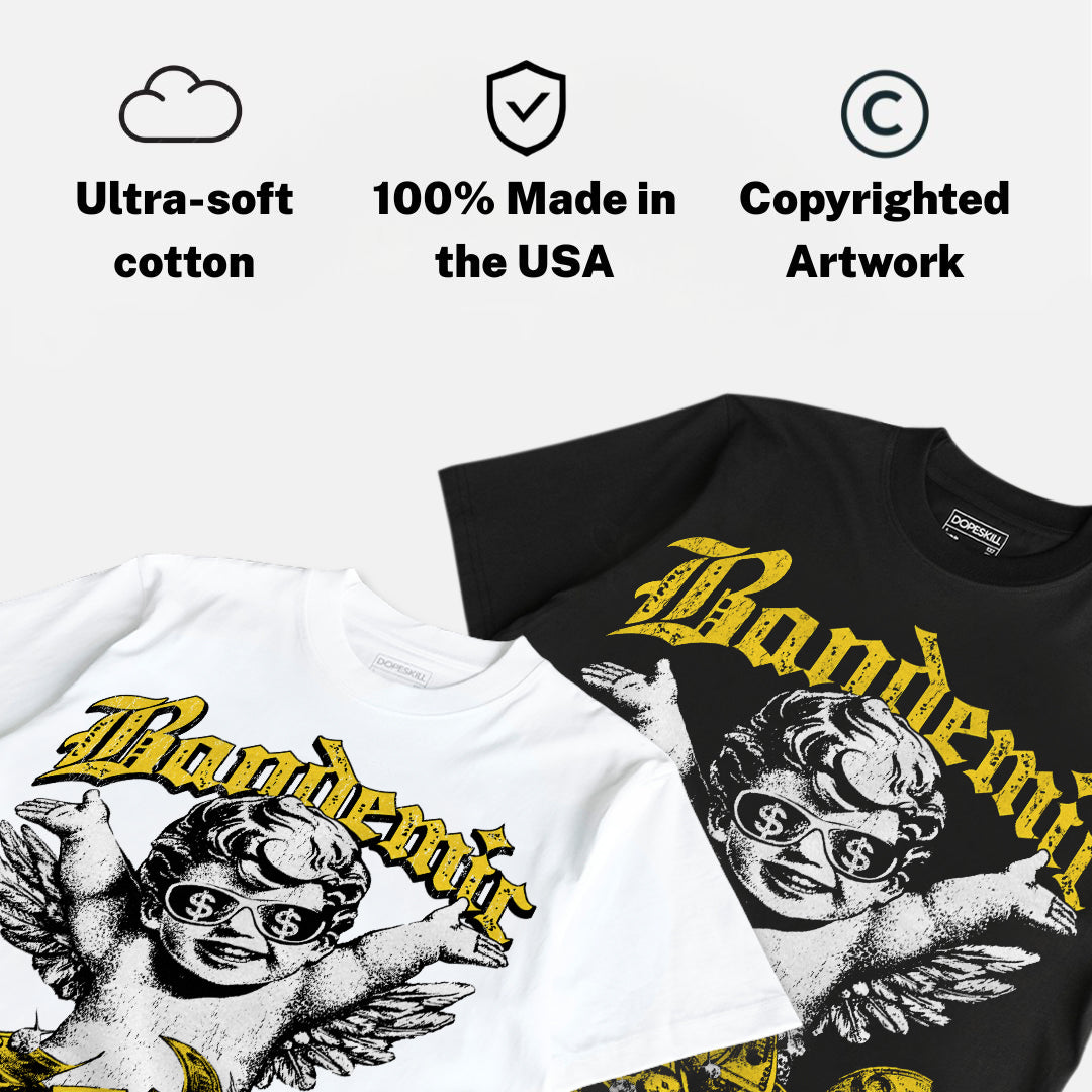 Tour Yellow 4s DopeSkill T-Shirt Bandemic Graphic