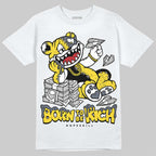 Tour Yellow 4s DopeSkill T-Shirt Born To Be Rich Graphic