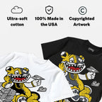 Tour Yellow 4s DopeSkill T-Shirt Born To Be Rich Graphic