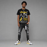 Tour Yellow 4s DopeSkill T-Shirt Broken Bones Graphic