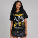 Tour Yellow 4s DopeSkill T-Shirt Broken Bones Graphic