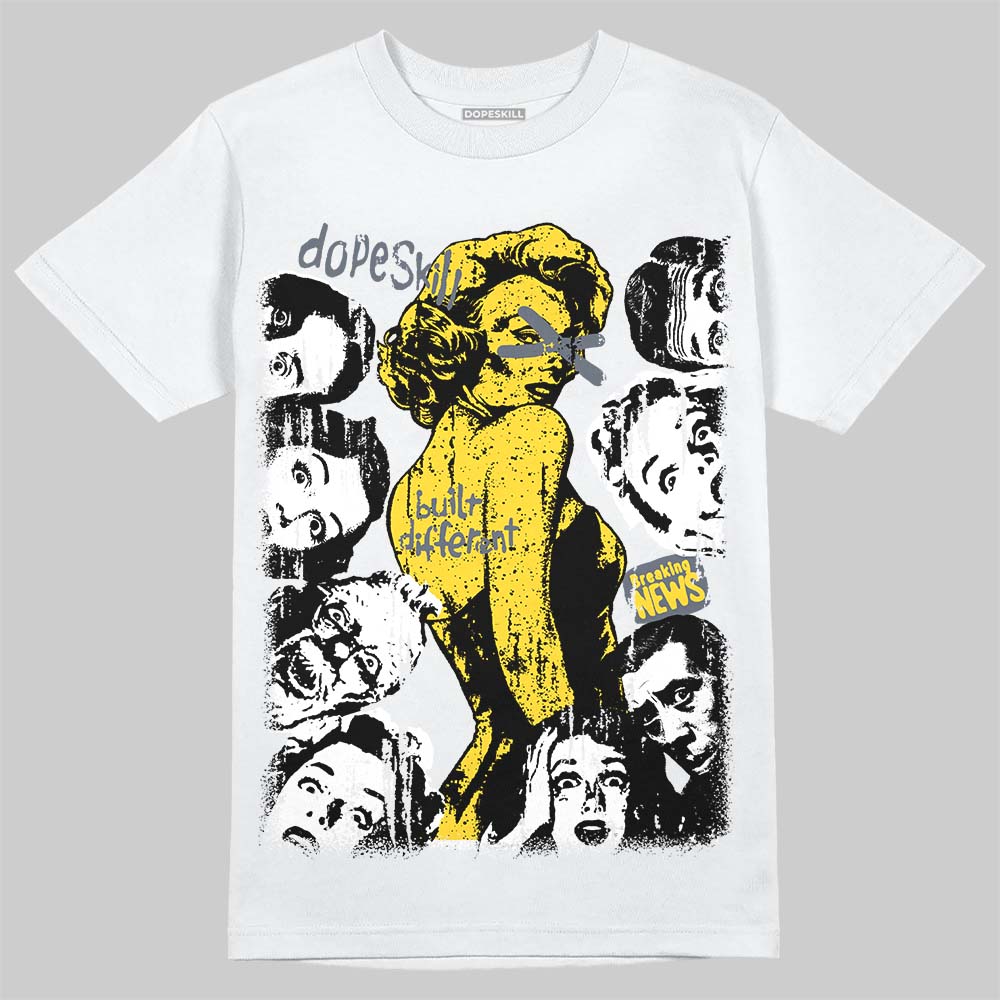 Tour Yellow 4s DopeSkill T-Shirt Built Different Graphic