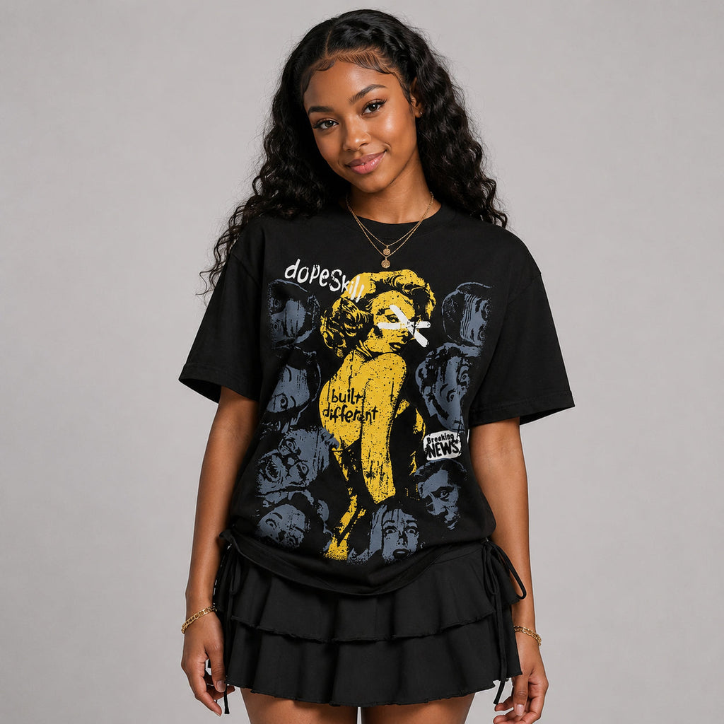 Tour Yellow 4s DopeSkill T-Shirt Built Different Graphic