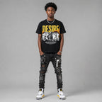 Tour Yellow 4s DopeSkill T-Shirt Desire Graphic