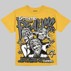 Tour Yellow 4s DopeSkill Oversize Print T-Shirt Distorted Realms Graphic