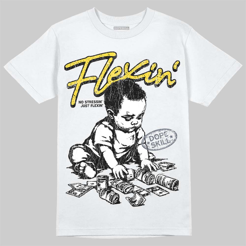 Tour Yellow 4s DopeSkill T-Shirt Flexin' Graphic