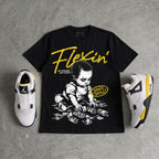 Tour Yellow 4s DopeSkill T-Shirt Flexin' Graphic