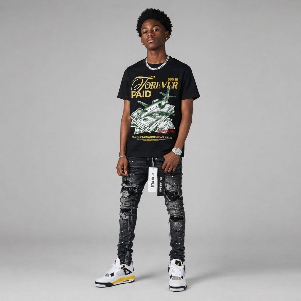 Tour Yellow 4s DopeSkill T-Shirt Forever Paid Graphic