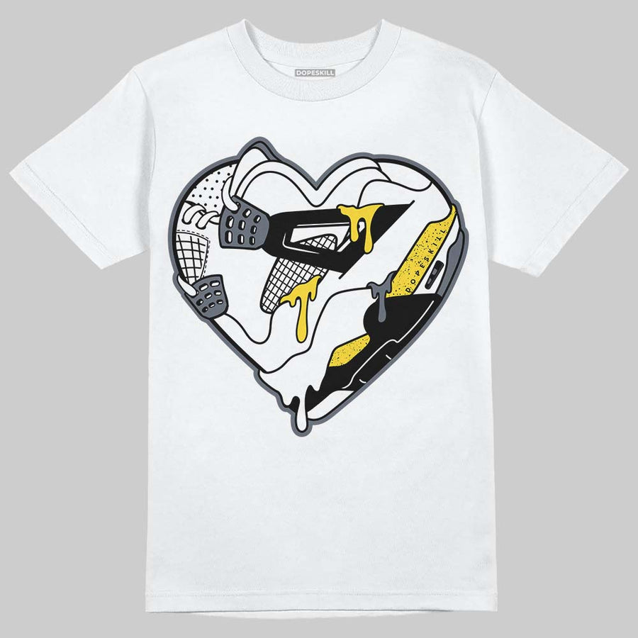 Tour Yellow 4s ChanceGift T-Shirt Heart Jordan 4 Graphic