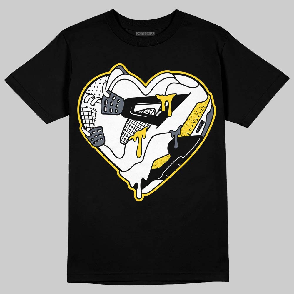 Tour Yellow 4s DopeSkill T-Shirt Heart Jordan 4 Graphic