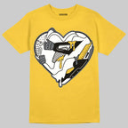 Tour Yellow 4s DopeSkill T-Shirt Heart Jordan 4 Graphic